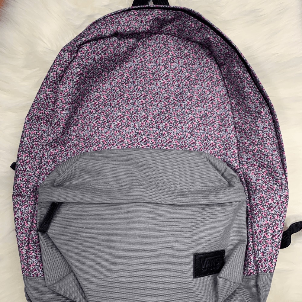 Vans Purple Lavender Floral Backpack